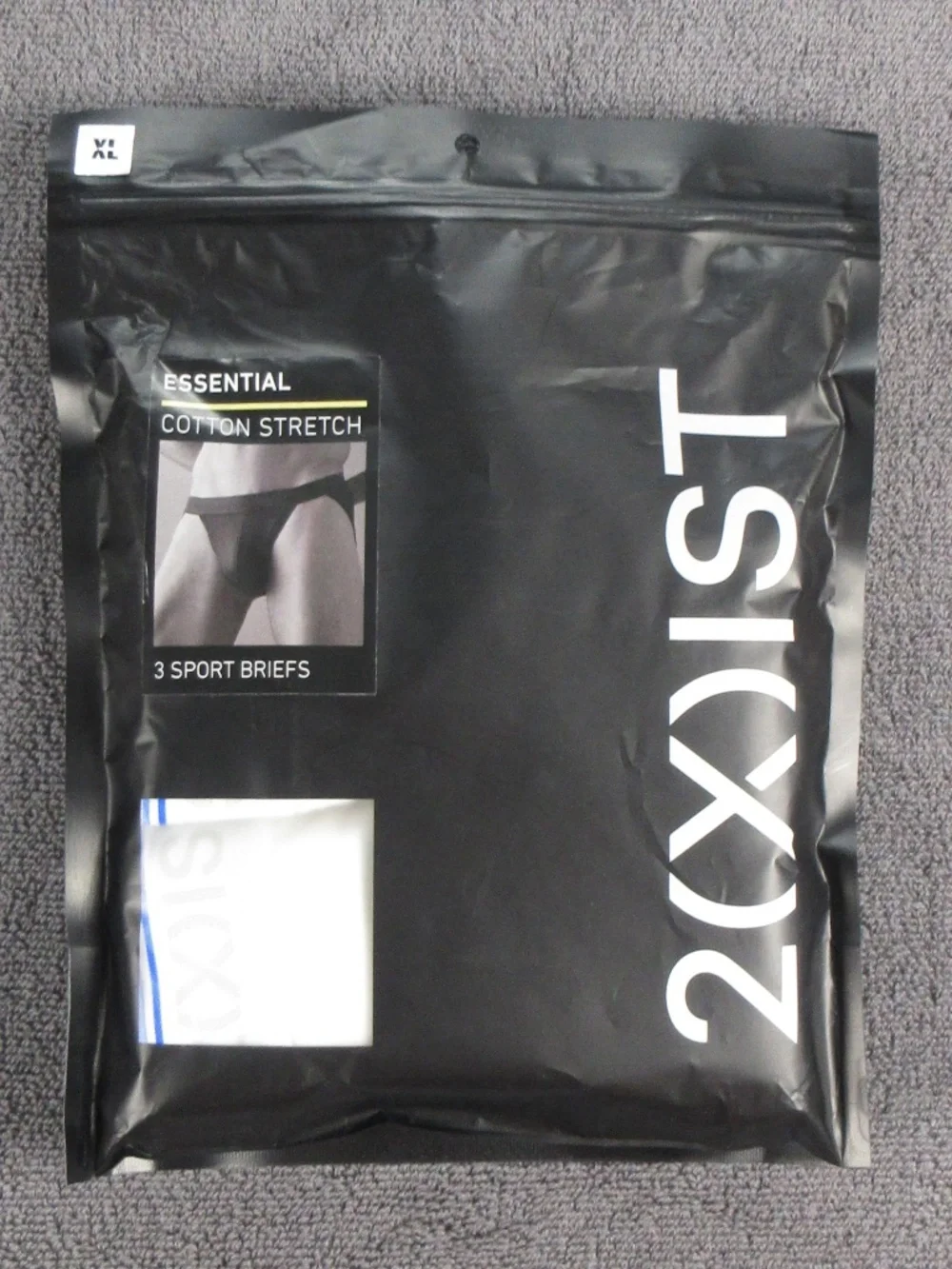 2XIST Men's Essential Cotton Stretch Sport Briefs